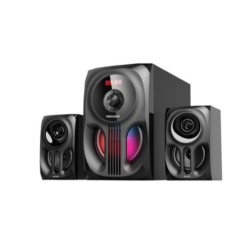 [50005000] Media Tech Bluetooth Subwoofer, 3 Units, Black